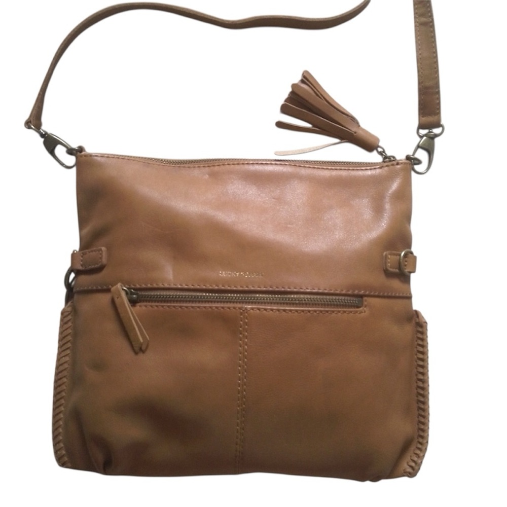 Tan Leather Crossbody Bag